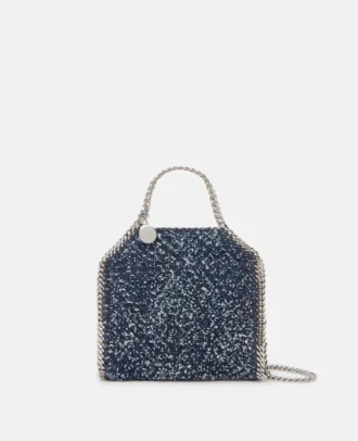 Falabella Tiny Bouclé-toteväska