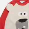 Fleece-tröja med isbjörnsmönster Fleece-tröja med isbjörnsmönster