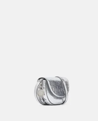 Frayme Crackled Silver axelväska