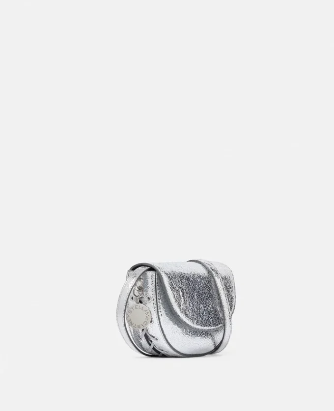 Frayme Crackled Silver axelväska