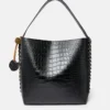 Frayme Croc-Effect Embossed Tote Bag