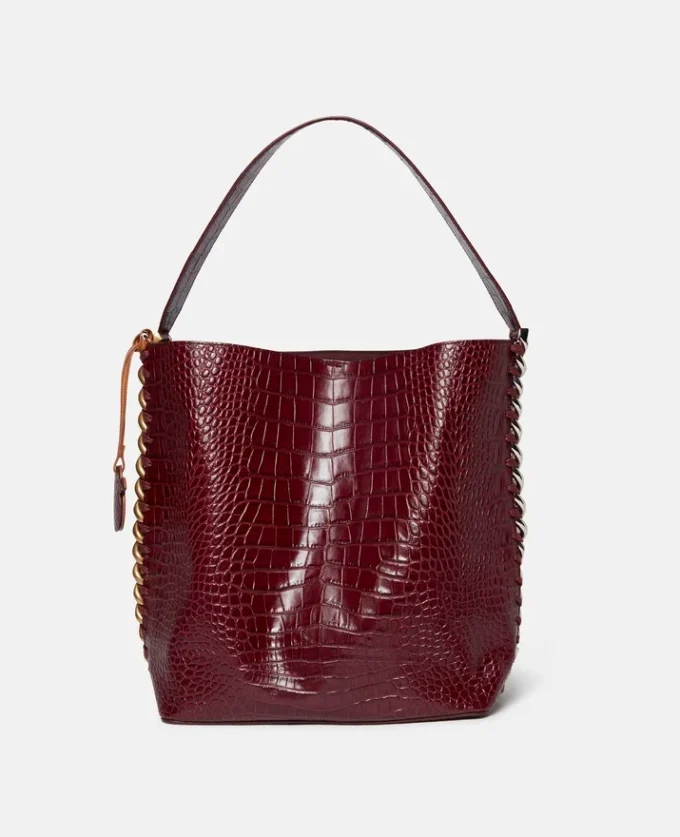 Frayme Croc-Effect Embossed Tote Bag