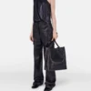 Frayme Croc-Effect Embossed Tote Bag