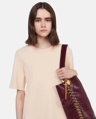 Frayme Croc-Effect Embossed Tote Bag