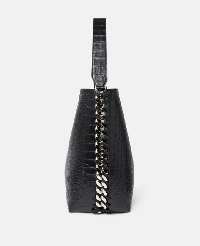 Frayme Croc-Effect Embossed Tote Bag