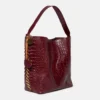 Frayme Croc-Effect Embossed Tote Bag