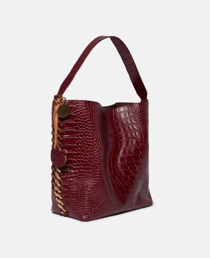 Frayme Croc-Effect Embossed Tote Bag