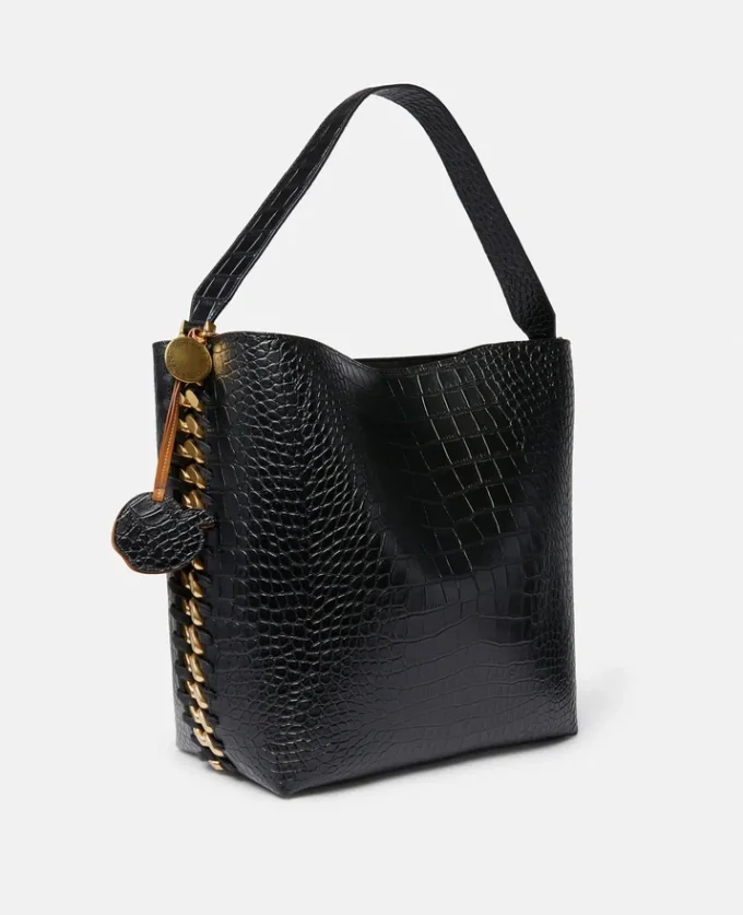 Frayme Croc-Effect Embossed Tote Bag