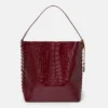 Frayme Croc-Effect Embossed Tote Bag