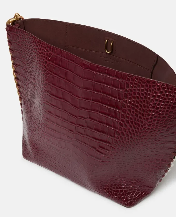 Frayme Croc-Effect Embossed Tote Bag