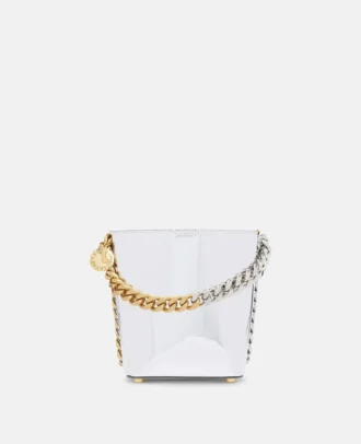Frayme speglad kromfinish bucket bag