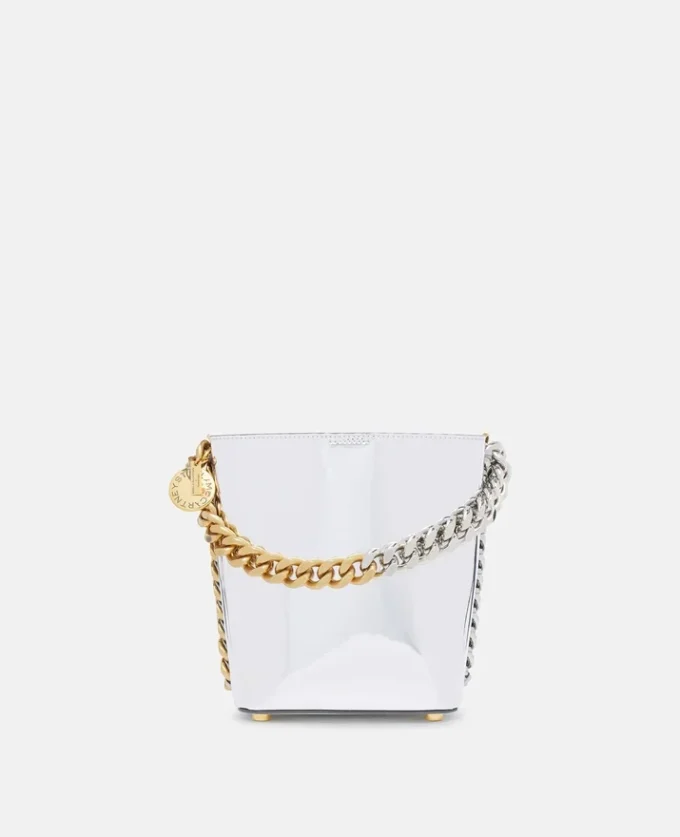 Frayme speglad kromfinish bucket bag Frayme speglad kromfinish bucket bag