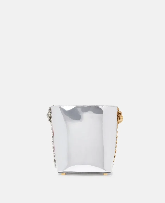 Frayme speglad kromfinish bucket bag Frayme speglad kromfinish bucket bag