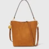 Frayme Whipstitch Crossbody Tote Bag