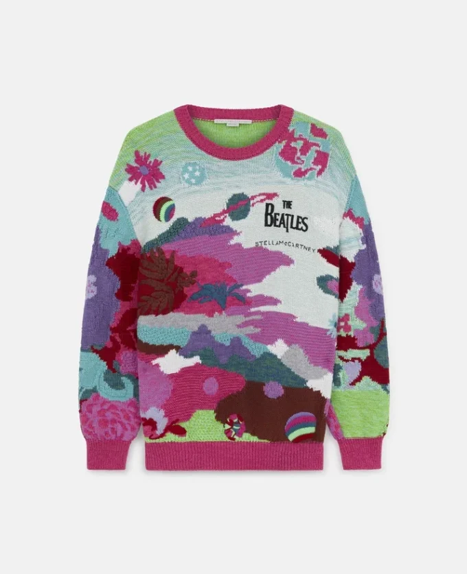 Get Back Knit Intarsia Jumper Get Back Knit Intarsia Jumper