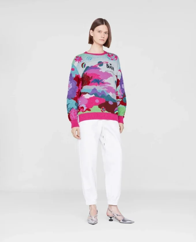 Get Back Knit Intarsia Jumper Get Back Knit Intarsia Jumper