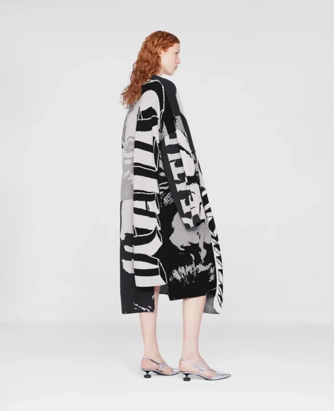 Get Back Paneled Knit Coat