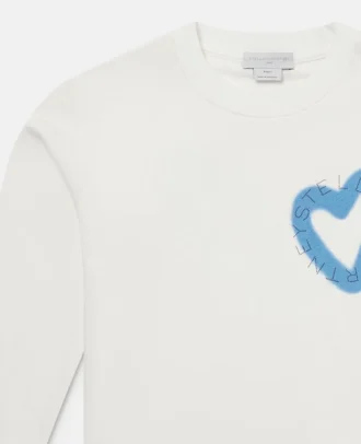 Graffiti Heart Graphic Sweatshirt