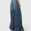 Högmidjade jeans med raka ben