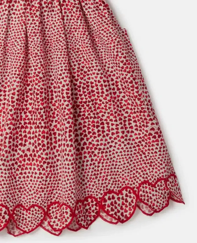 High Summer Hearts klänning i ekologisk bomull