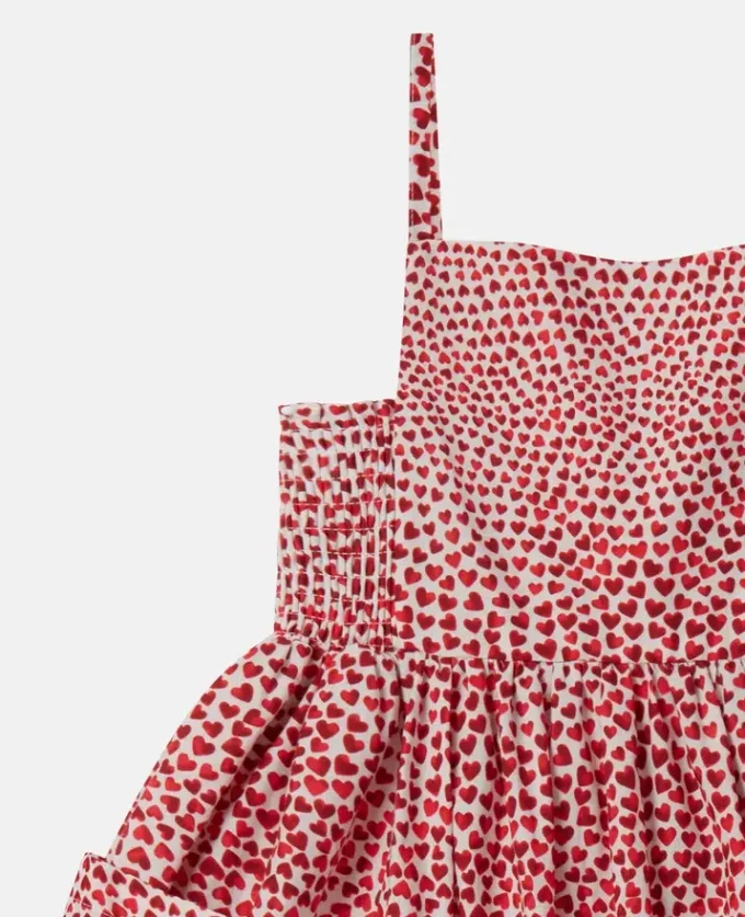 High Summer Hearts klänning i ekologisk bomull