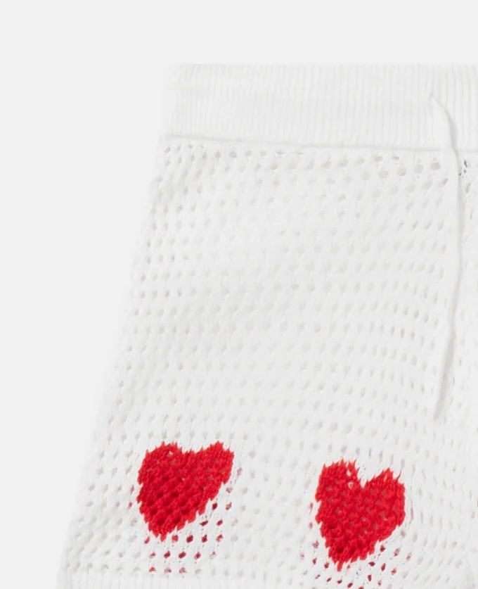 Hjärtformade virkade shorts Hjärtformade virkade shorts