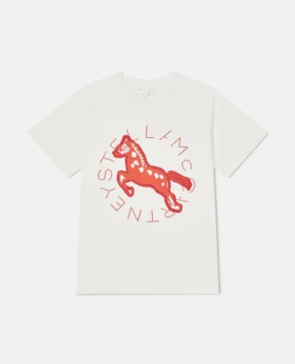 Hästgrafik-T-shirt
