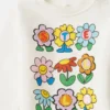 Huvtröja med blommönster Huvtröja med blommönster