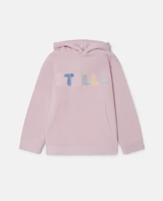 Huvtröja med broderad logotyp
