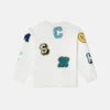 Huvtröja med broderade initialer Huvtröja med broderade initialer