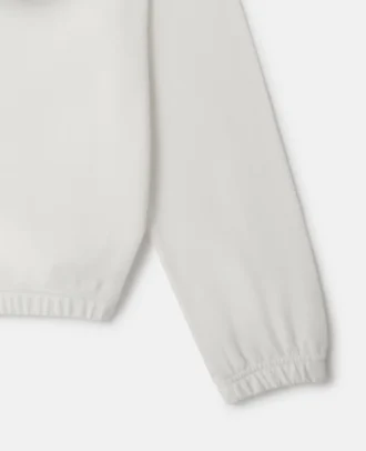 Huvtröja med broderat hjärta