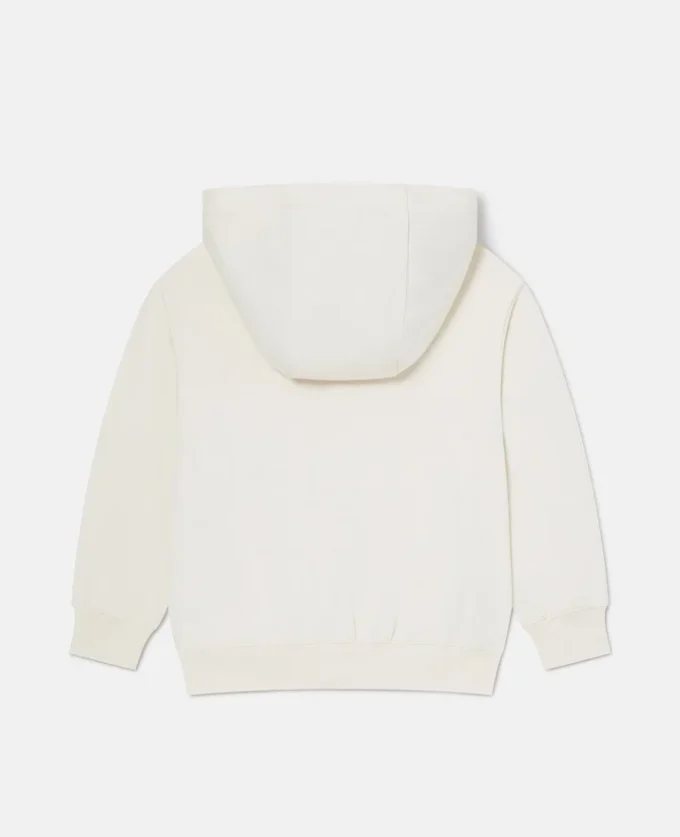 Huvtröja med hel dragkedja och logotyp Huvtröja med hel dragkedja och logotyp