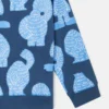 Huvtröja med monsterprint