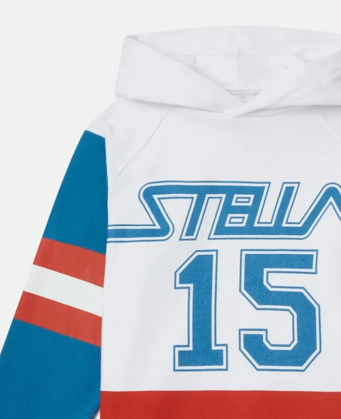 Huvtröja med varsity-logotryck Huvtröja med varsity-logotryck