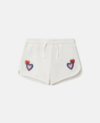 I Love You-broderade shorts