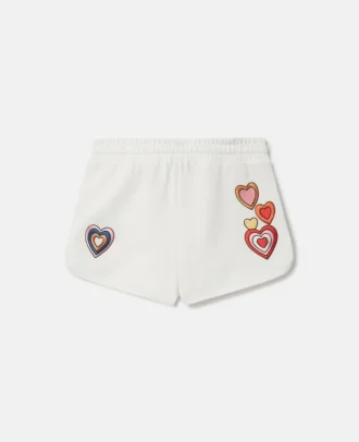 I Love You-broderade shorts