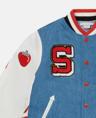 Initial Graphic Varsity Bomber Jacket