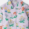 Jacka med blommönster och krage Jacka med blommönster och krage