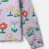 Jacka med blommönster och krage Jacka med blommönster och krage