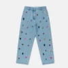 Jeans med broderade juveler Jeans med broderade juveler
