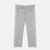 Jeans med märkespanel Jeans med märkespanel