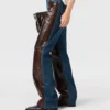 Jeans med ormpanel Jeans med ormpanel