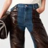 Jeans med ormpanel Jeans med ormpanel