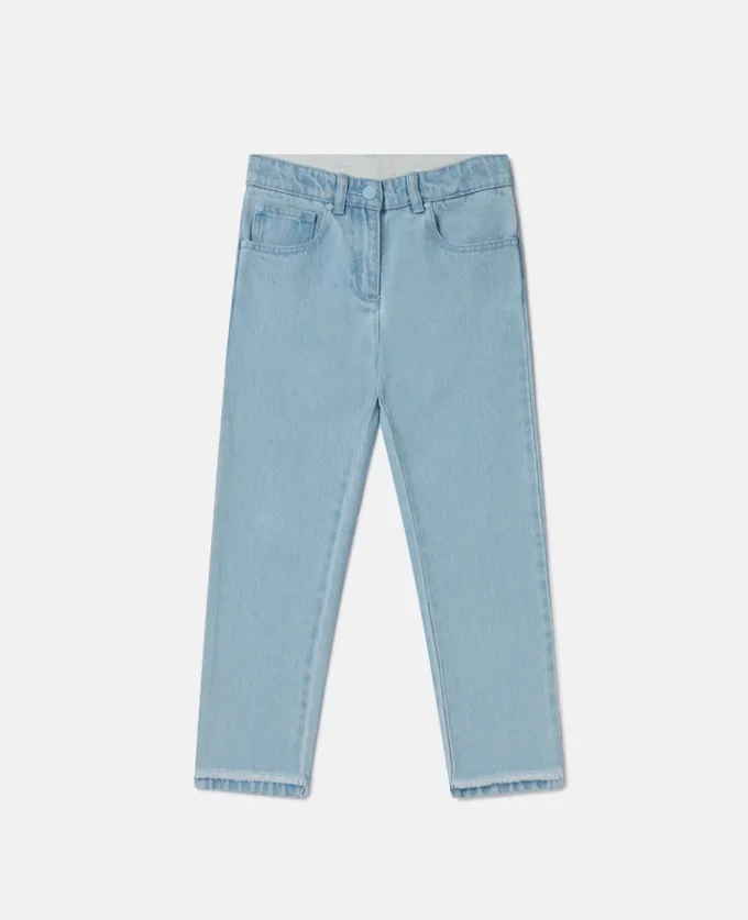 Jeans med raka ben