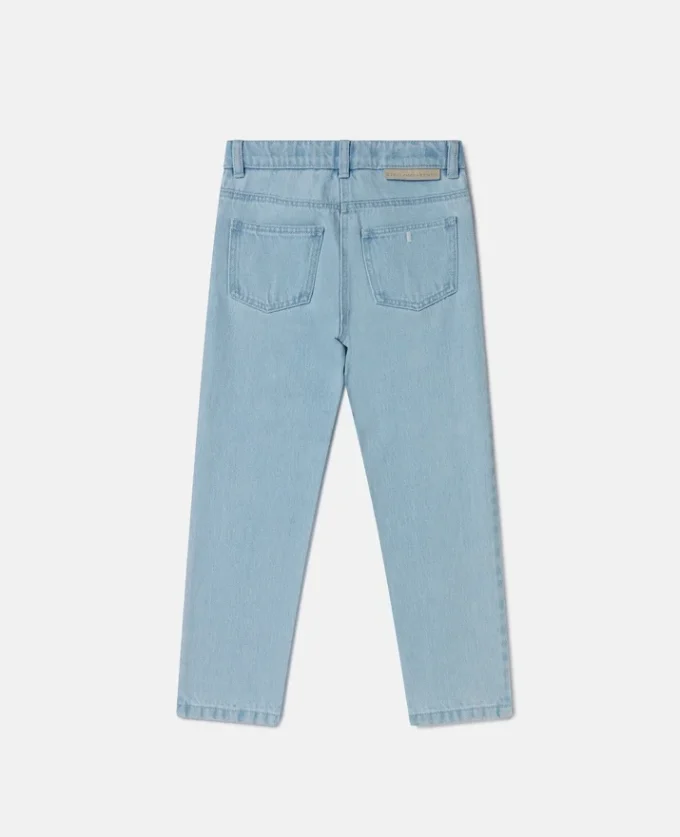 Jeans med raka ben