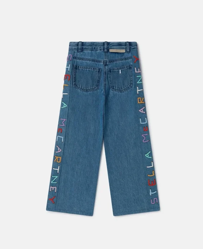 Jeans med raka ben