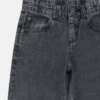 Jeans med raka ben och kontrastpaneler
