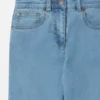 Jeans med raka ben och regnbågslogotyp