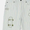 Jeans med skateboardtryck