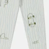 Jeans med skateboardtryck